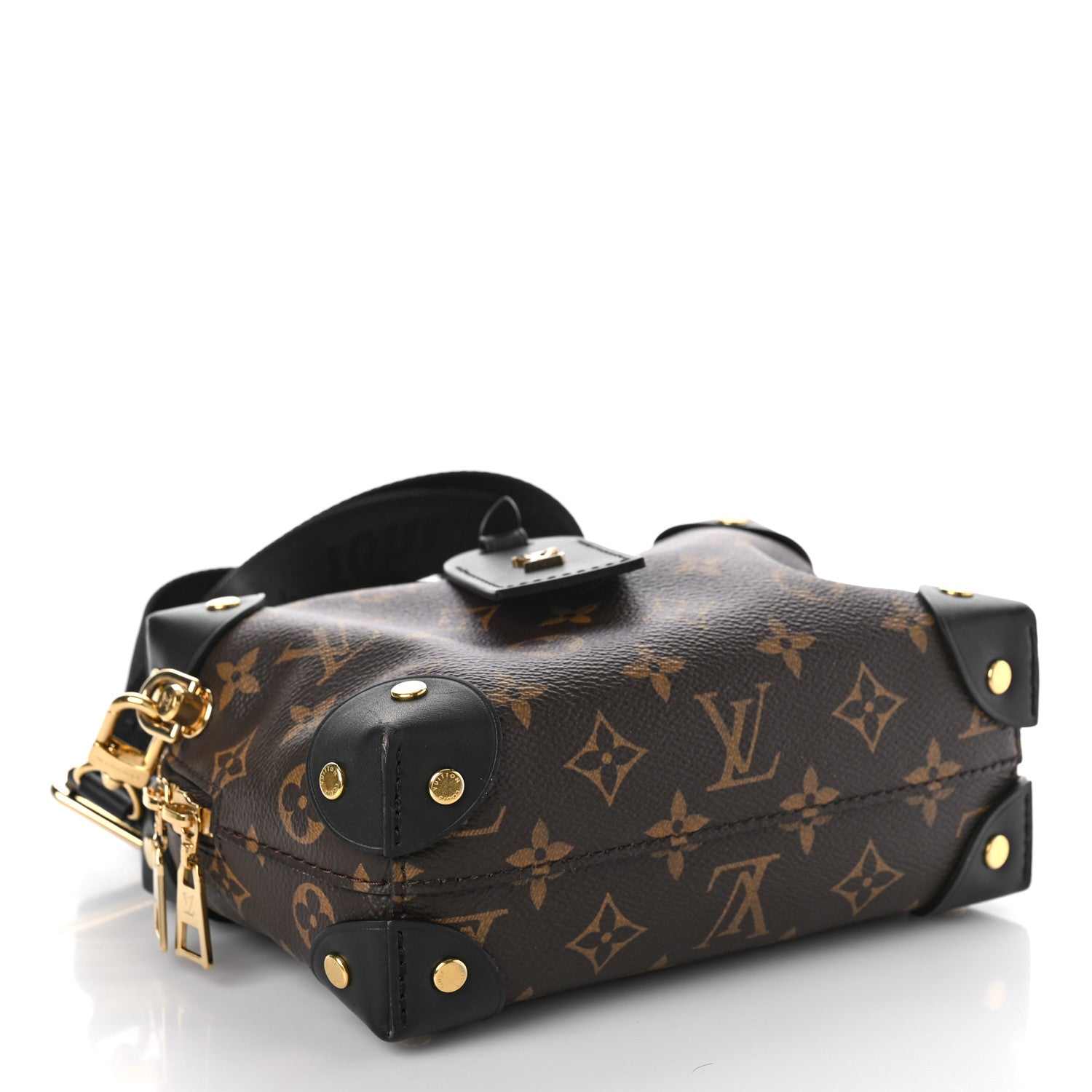 Louis Vuitton Monogram Petite Malle Souple Black 4 of 8