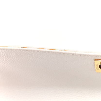 Chanel Caviar Kelly Flap Bag White 9 of 13