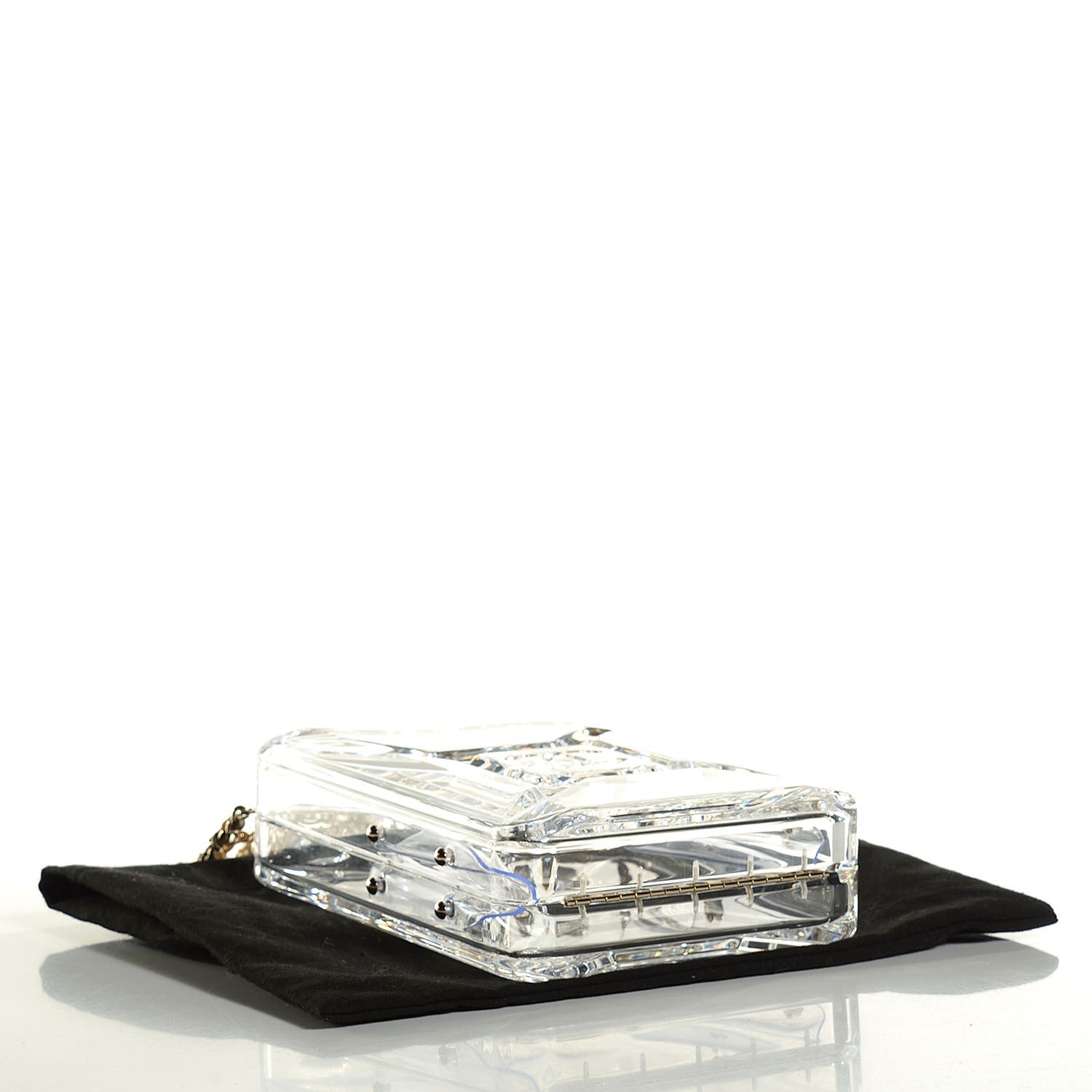 Chanel Plexiglass Dubai by Night Gas Tank Clutch 4 of 7