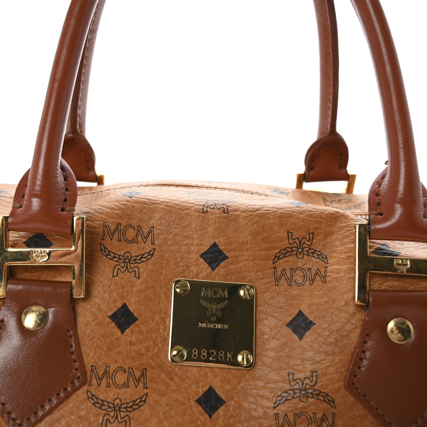 Visetos Essential Boston Bag Cognac