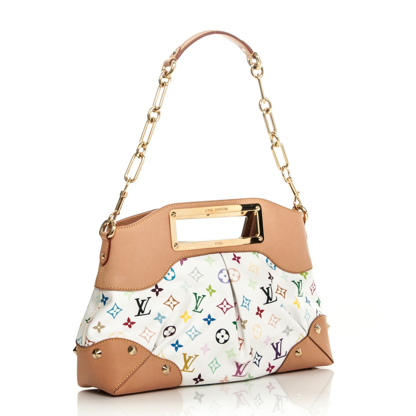 Monogram Multicolor Judy MM White