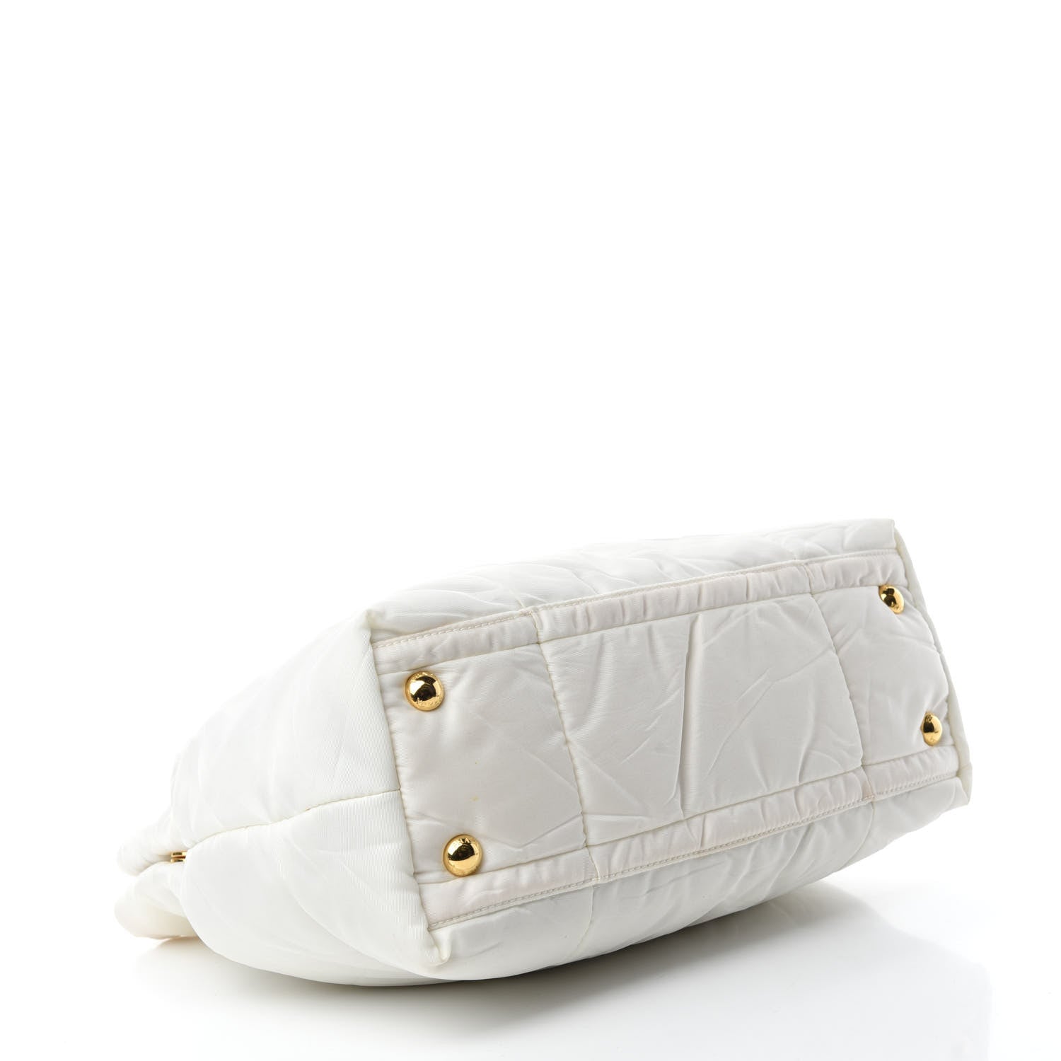 Prada Tessuto Nylon Quilted Bag White 4 of 13