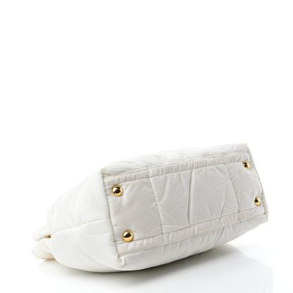 Prada Tessuto Nylon Quilted Bag White 4 of 13