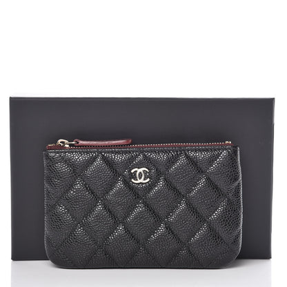 Chanel Caviar Quilted Small Cosmetic Case Black 10 of 10