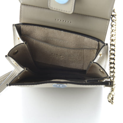 Chloe Patent Calfskin Little Horses Debossed Mini Faye Bag Motty Grey 5 of 9