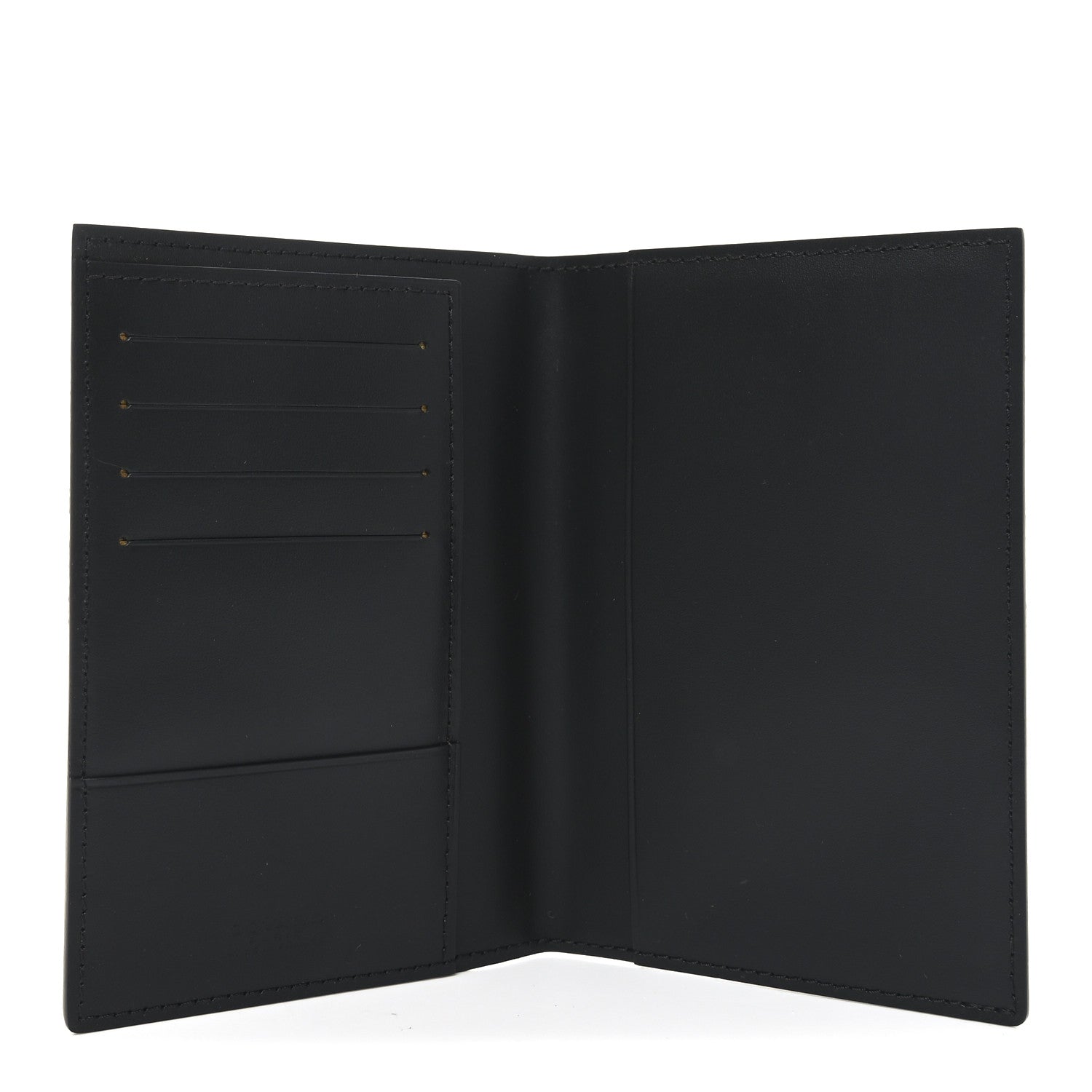 Goyard Goyardine Grenelle Passport Wallet Black Gold 5 of 6