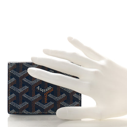 Goyard Goyardine Business Card Holder Navy 2 of 9