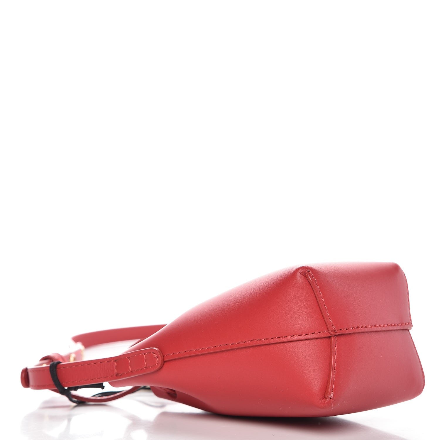 Mansur Gavriel Calfskin Baby Bucket Flamma 4 of 7