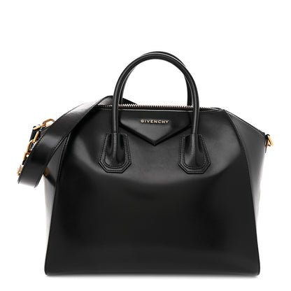 Givenchy Shiny Lord Calfskin Medium Antigona Black 1 of 12