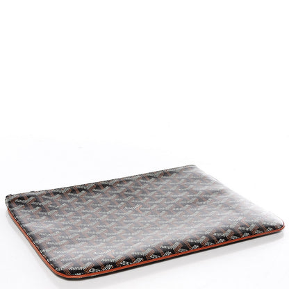 Goyard Goyardine Senat Pochette MM Black Gold 6 of 18