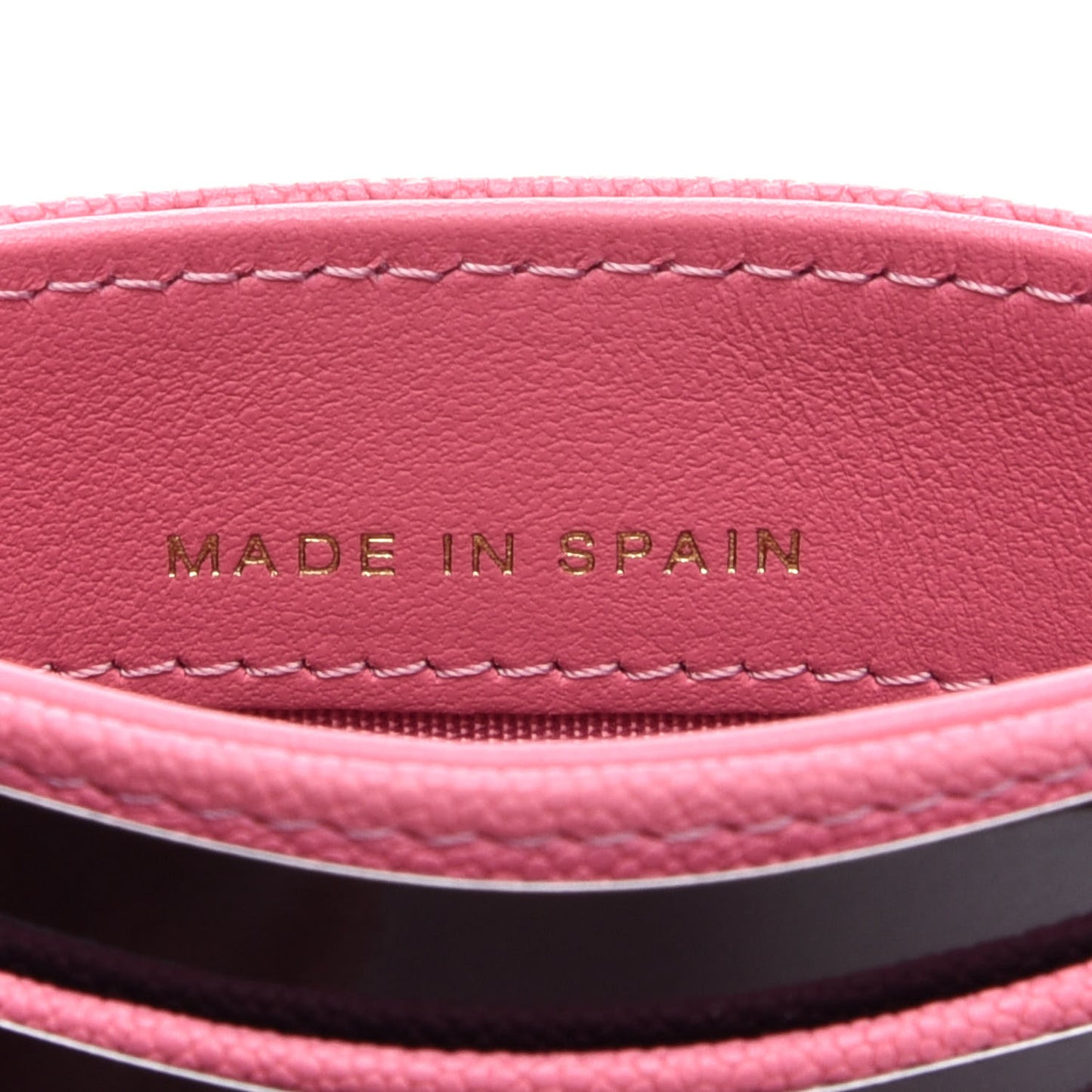 Caviar Quilted Boy Card Holder Pink