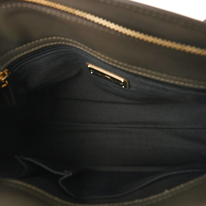 Salvatore Ferragamo Calfskin Briana Tote Mud 5 of 8
