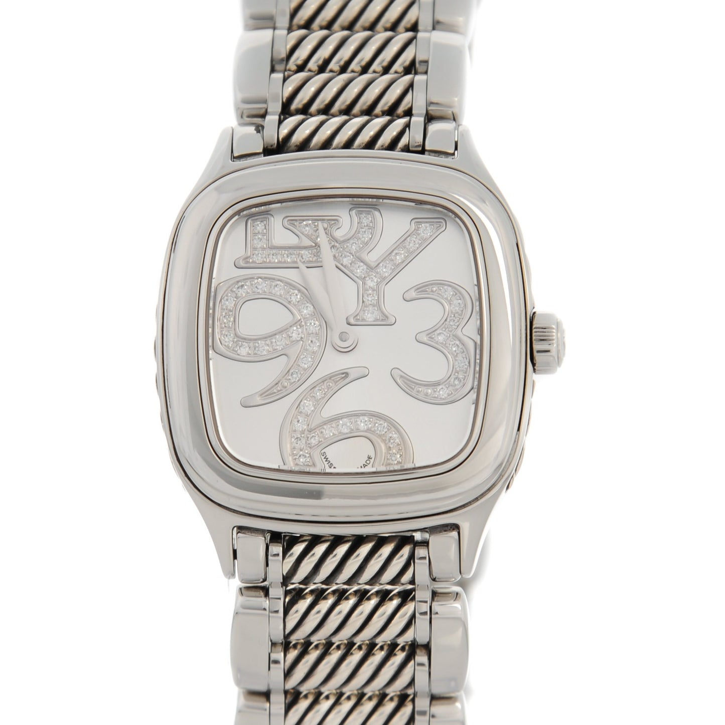 Stainless Steel Diamond Dial 25mm Thoroughbred Quartz Watch