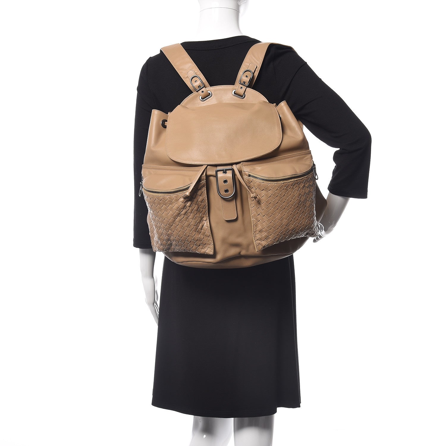 Bottega Veneta Nappa Intrecciato Backpack Walnut 2 of 10