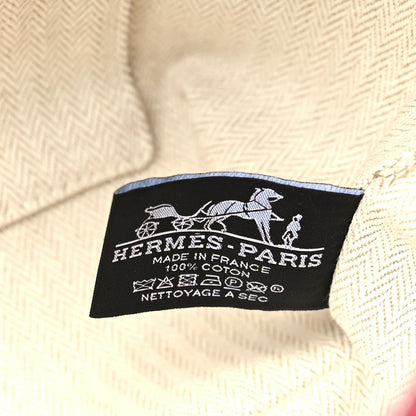 Hermes Canvas Large Bride-A-Brac Pouch Hibiscus 6 of 8