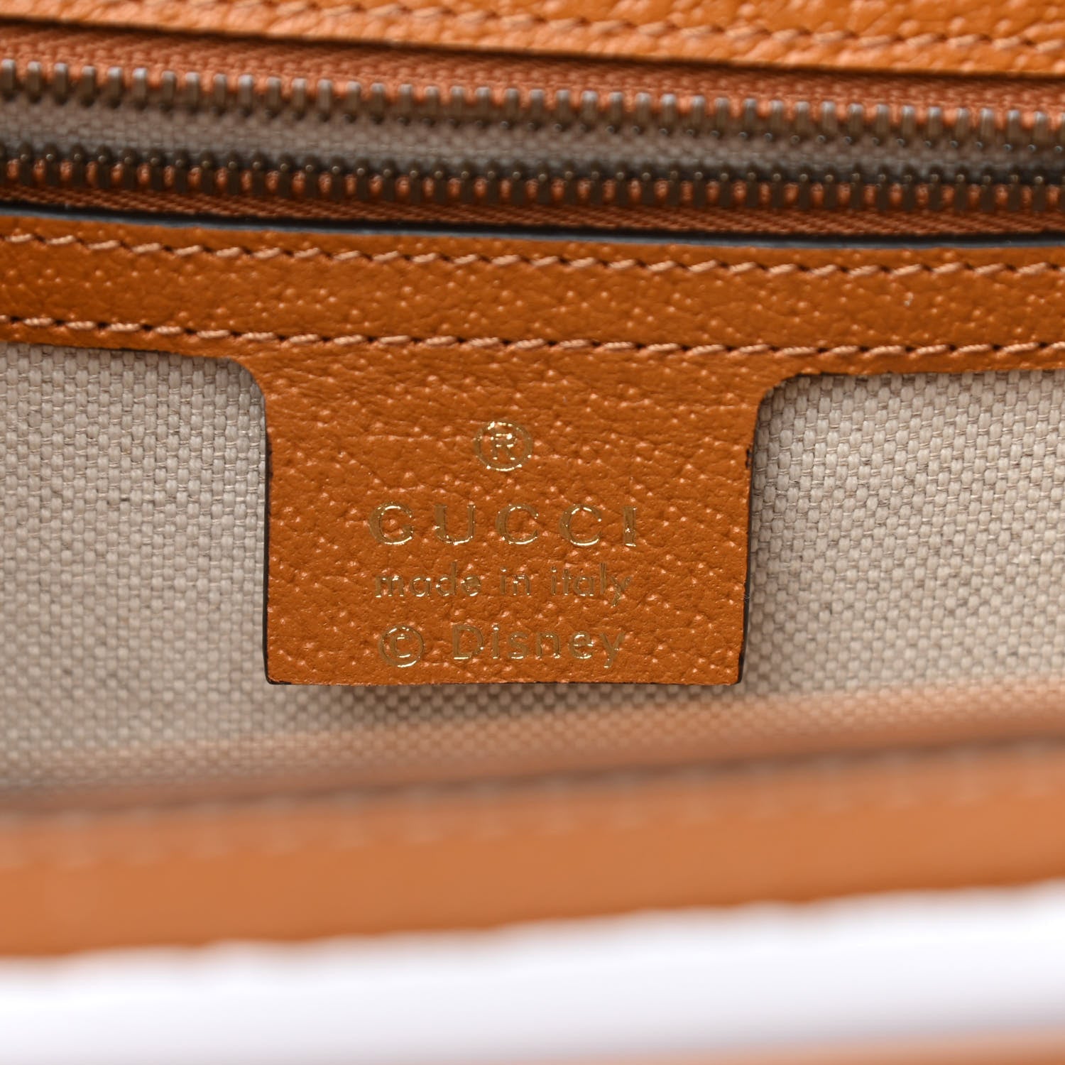 Gucci X DISNEY Mini Vintage GG Supreme Monogram Mickey Mouse Small Flap Messenger Bag Beige Vintage Sun Oil 6 of 10