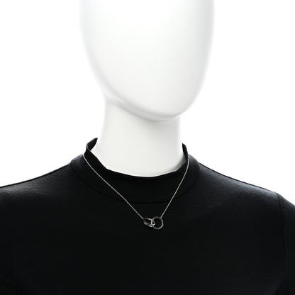 Tiffany Sterling Silver 1837 Interlocking Circles Pendant Necklace 2 of 5
