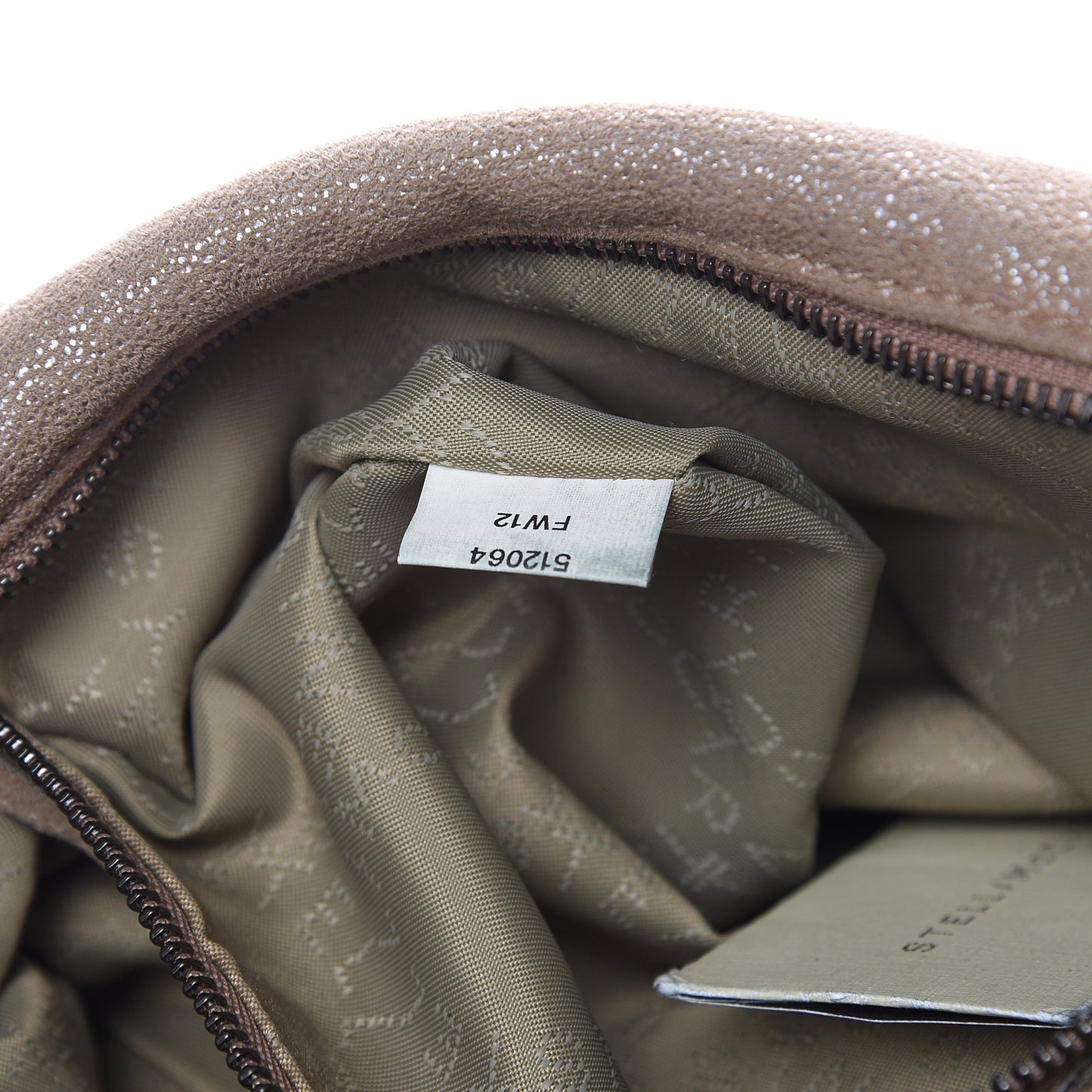 Shaggy Deer Falabella Fold Over Tote Taupe