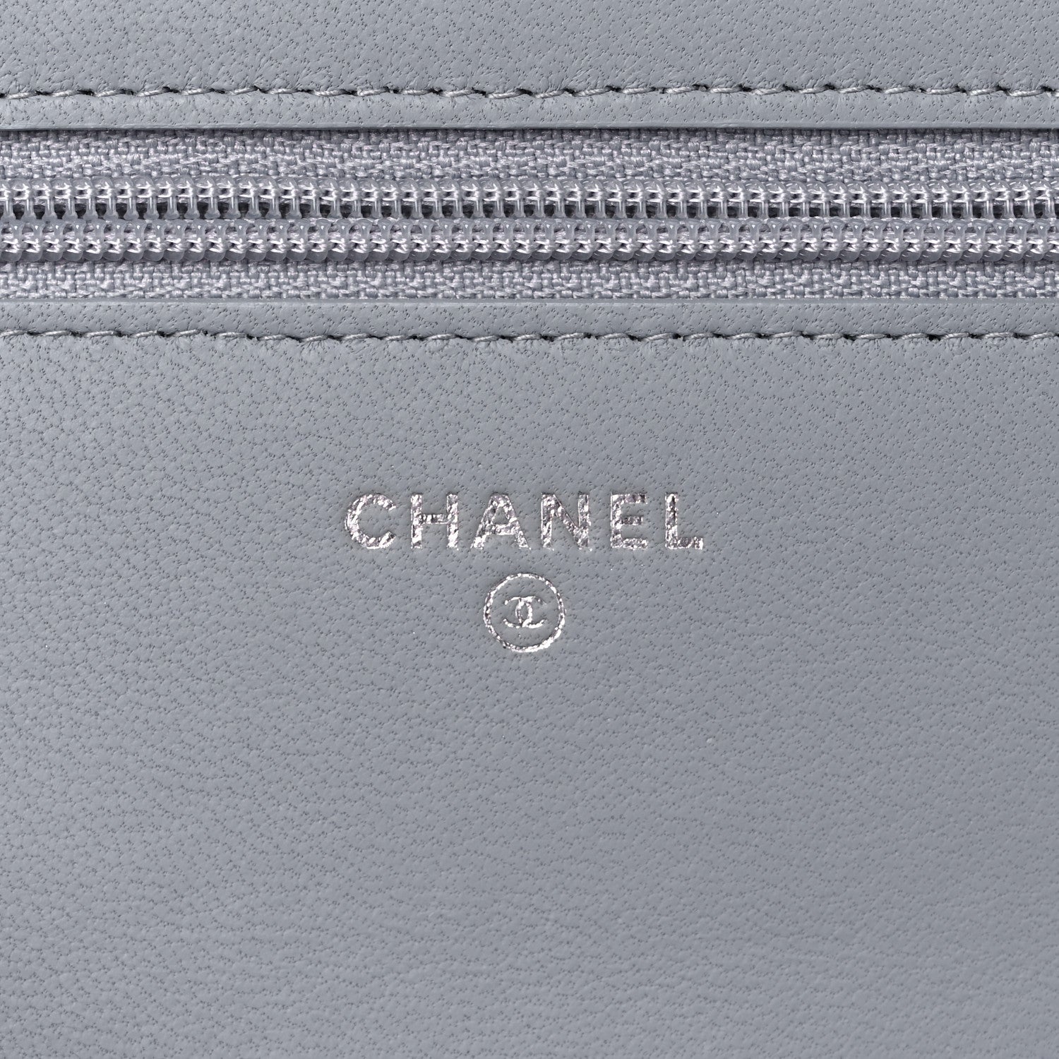 Chanel Canvas Quilted Fluo Boy Wallet On Chain WOC Dark Navy Fuchsia Grey 6 of 12