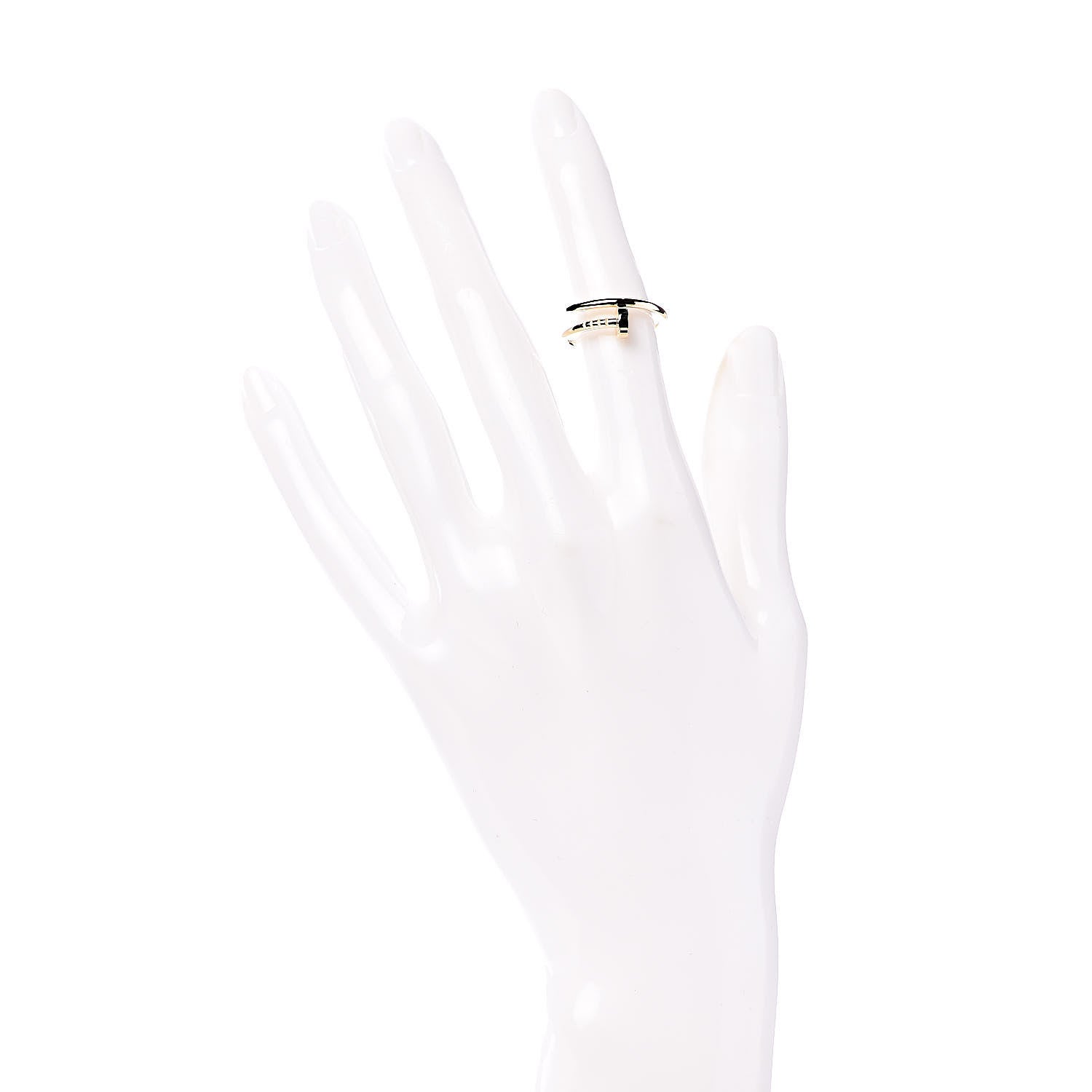 Cartier 18K Yellow Gold Small Juste Un Clou Ring 51 5.75 2 of 7