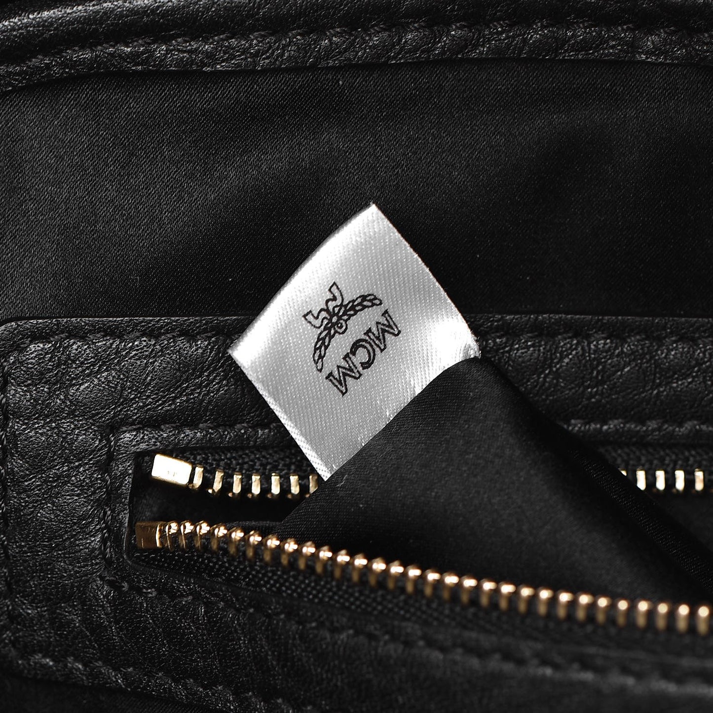 Grainy Lambskin Crystal Studded Medium Stark Backpack Black