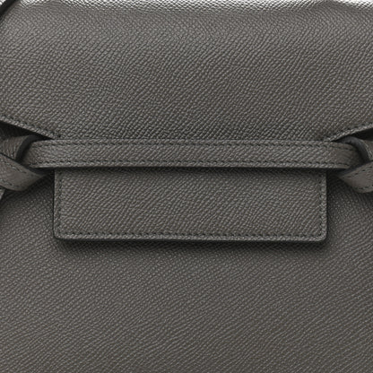Celine Grained Calfskin Pico Belt Bag Grey 8 of 10