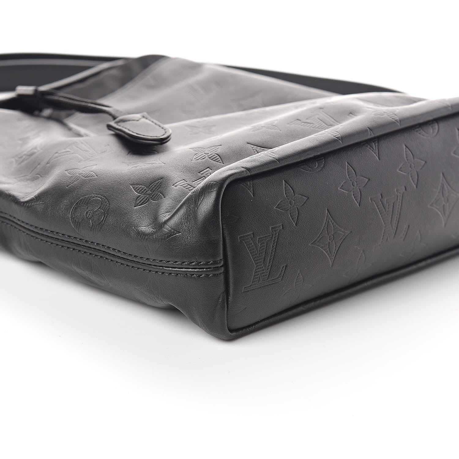 Louis Vuitton Calfskin Monogram Shadow Nano Bag Black 8 of 9