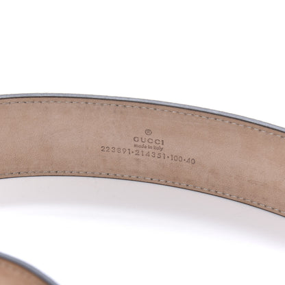 Gucci Imprime Monogram Interlocking G Belt 100 40 Black 5 of 5