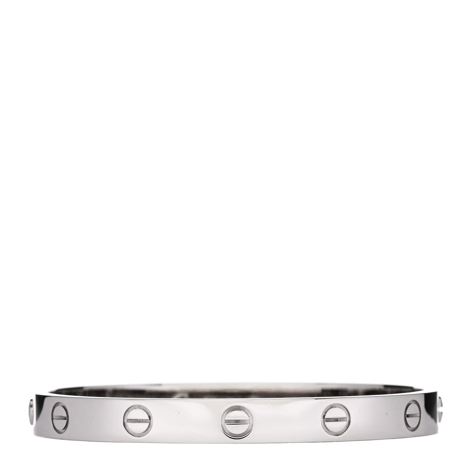 Cartier 18K White Gold LOVE Bracelet 16 1 of 4