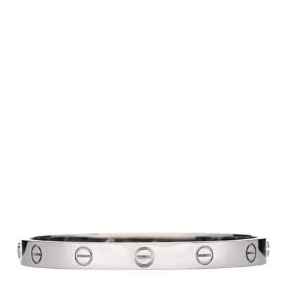 Cartier 18K White Gold LOVE Bracelet 16 1 of 4