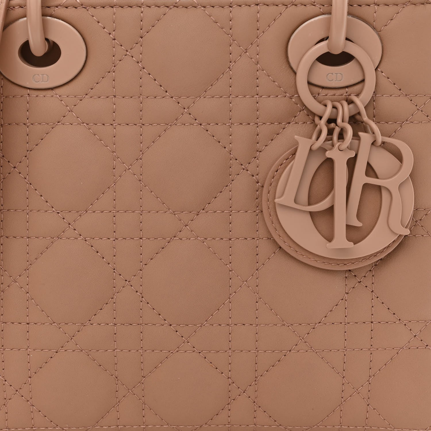 Christian Dior Ultra Matte Calfskin Cannage Small My ABCDior Lady Dior Beige 8 of 12
