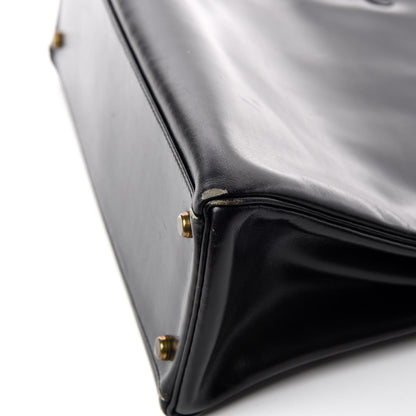 Hermes Box Kelly Retourne 32 Black 36 of 49