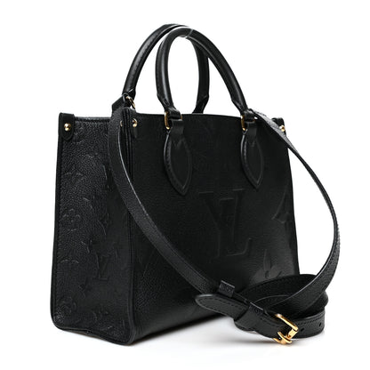 Louis Vuitton Empreinte Monogram Giant Onthego PM Black 3 of 10