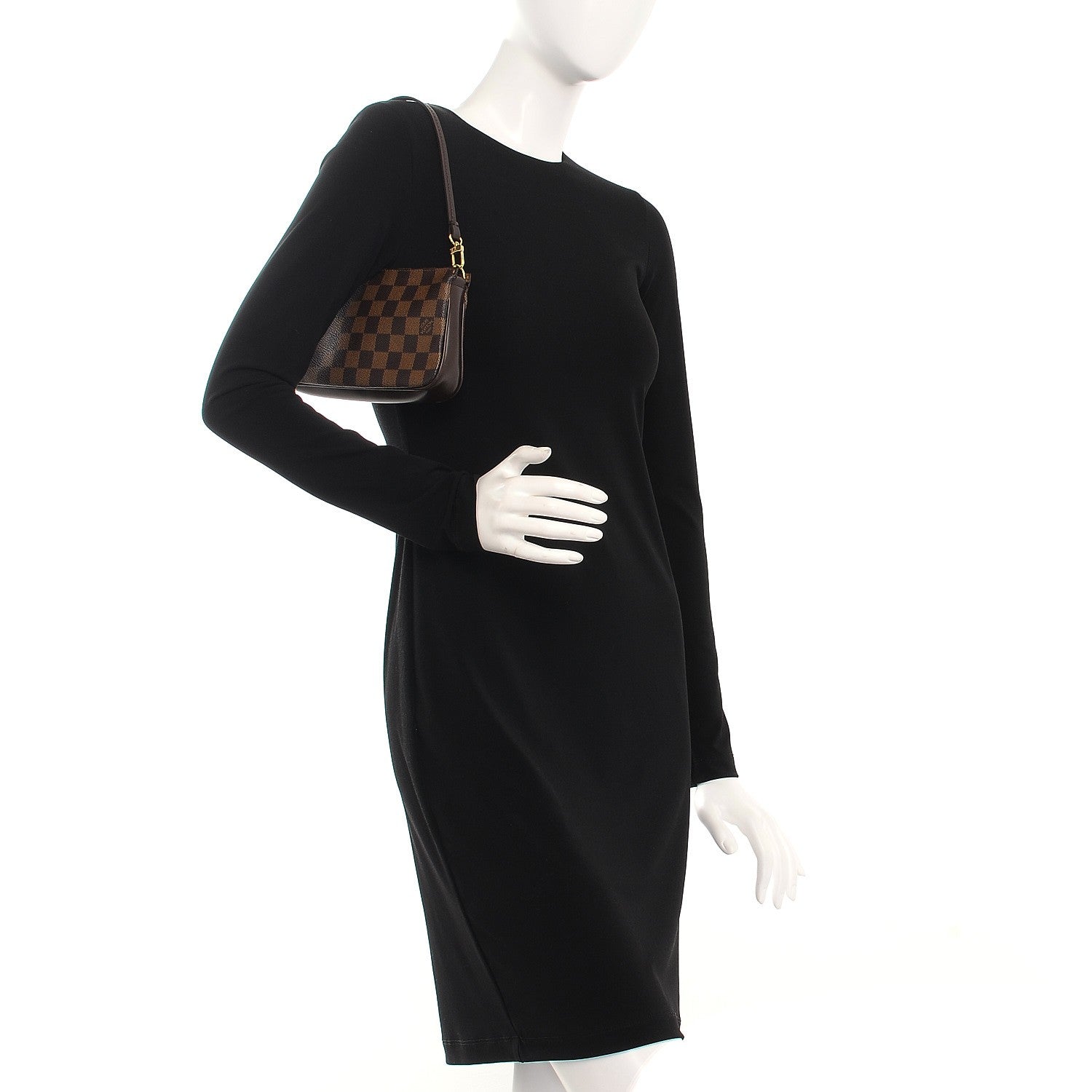 Louis Vuitton Damier Ebene Navona Pochette Accessories 2 of 8