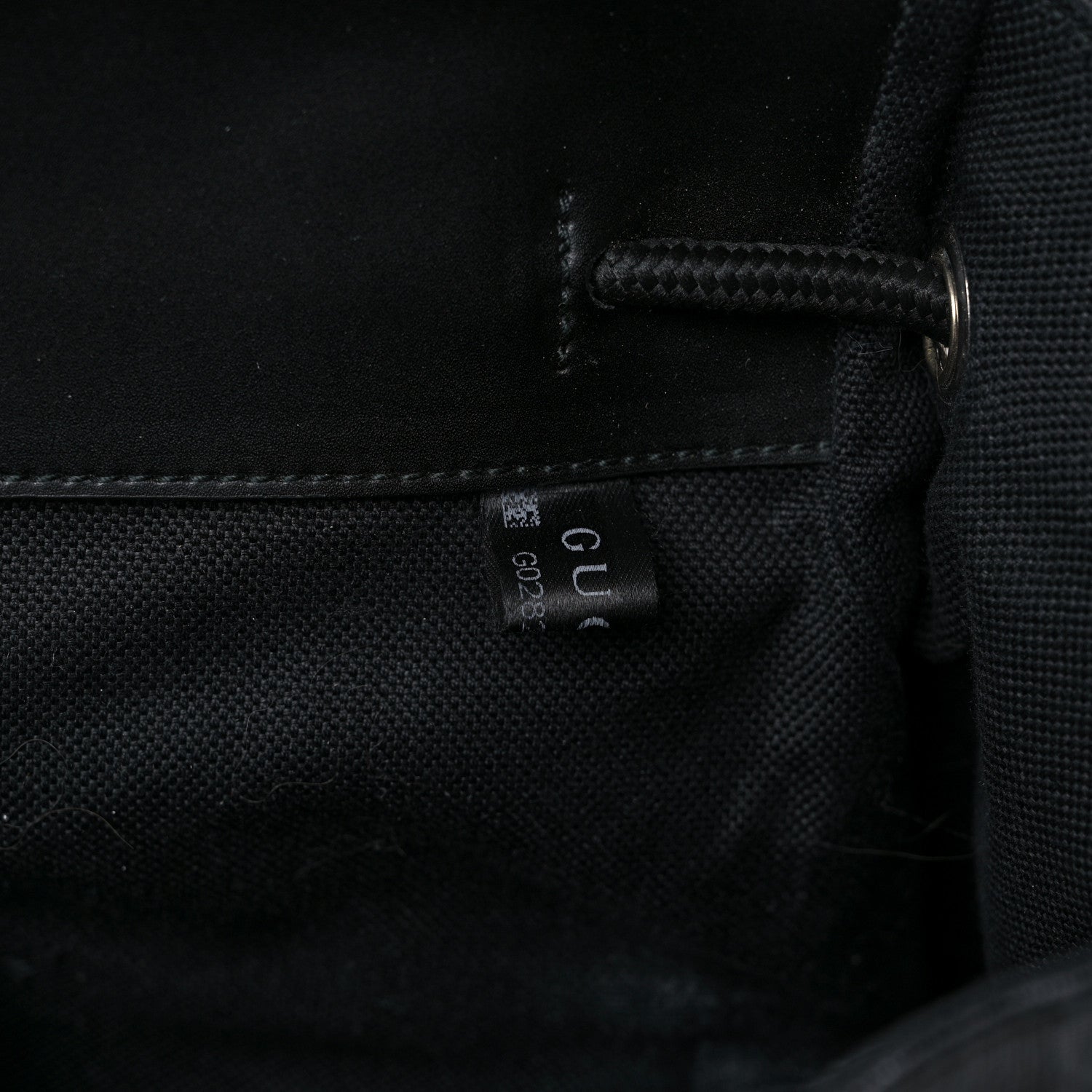 Gucci Soft GG Supreme Monogram Appia Calfskin Web Double Buckle Backpack Black 9 of 12