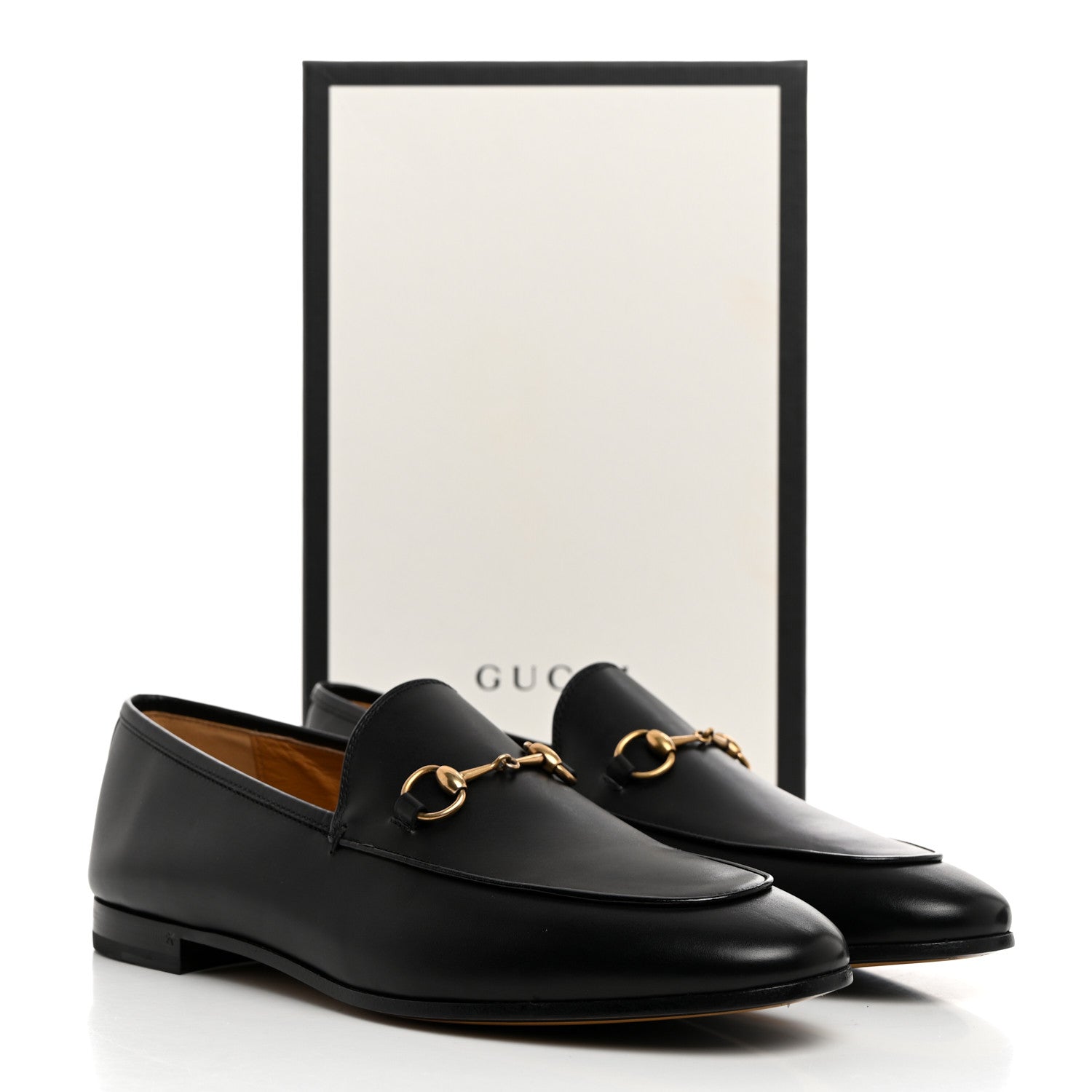 Gucci Calfskin Womens Jordaan Loafers 41 Black 9 of 9