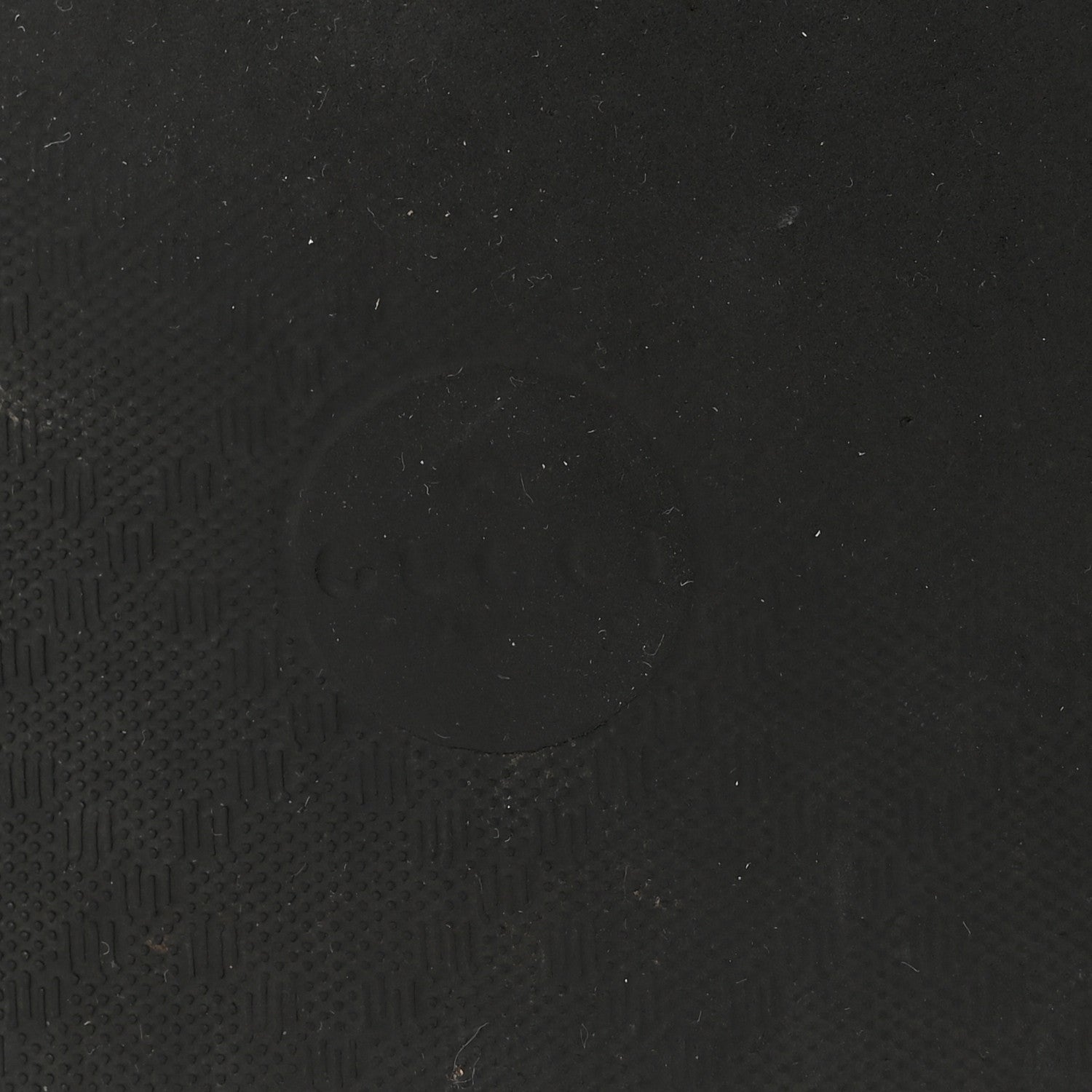 Gucci Rubber Matelasse Womens Slide Sandals 40 Black 7 of 7