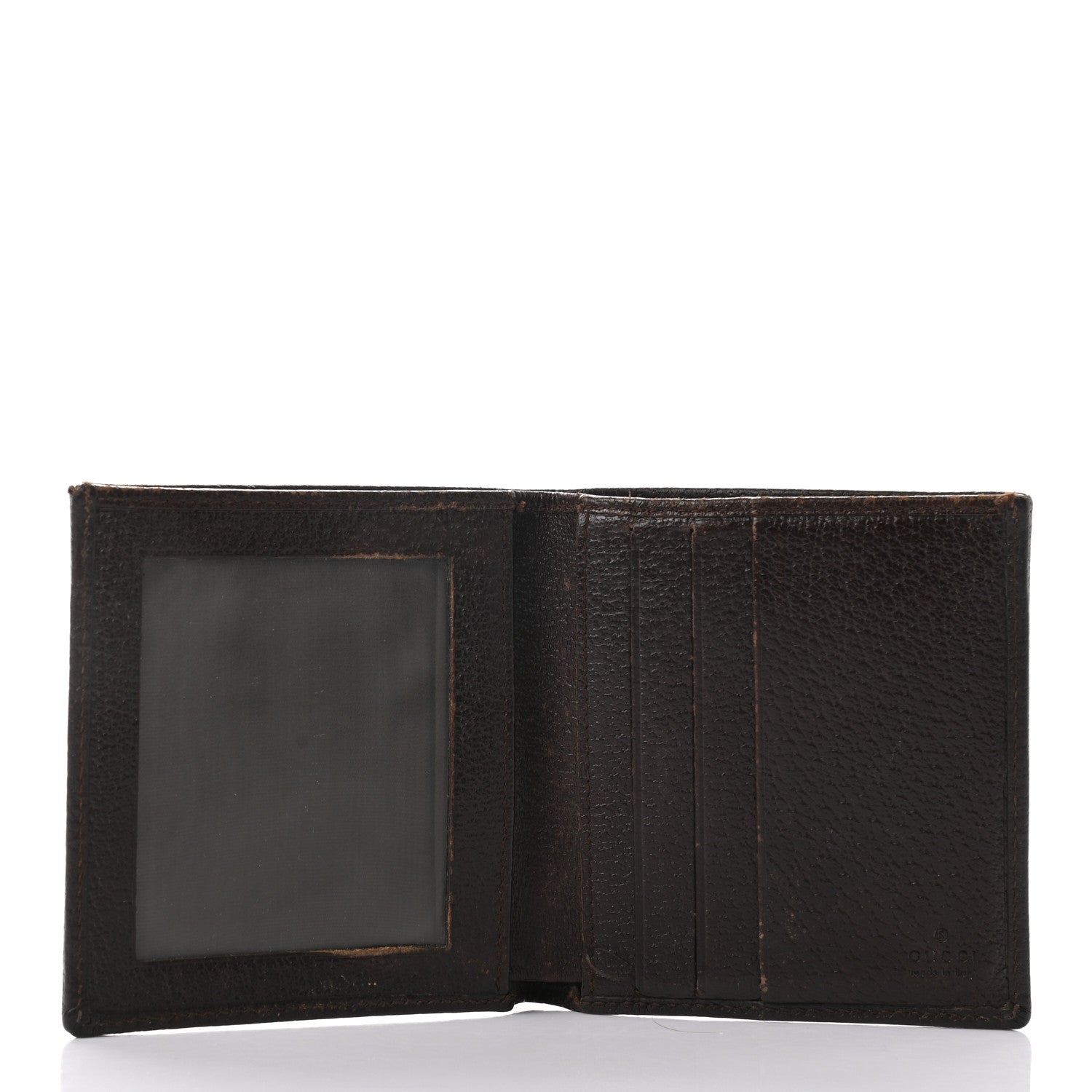 Gucci Monogram Bi-Fold Wallet Dark Brown 5 of 8