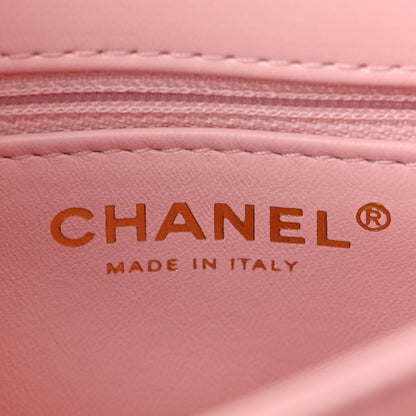 Chanel Lambskin Quilted Small Trendy CC Flap Dual Handle Bag Light Pink 6 of 12