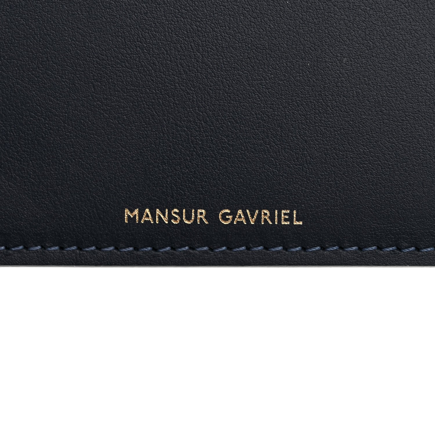 Mansur Gavriel Calfskin Large Shopping Tote Blue 7 of 12