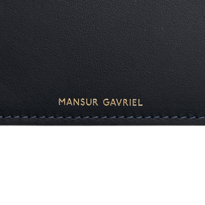 Mansur Gavriel Calfskin Large Shopping Tote Blue 7 of 12