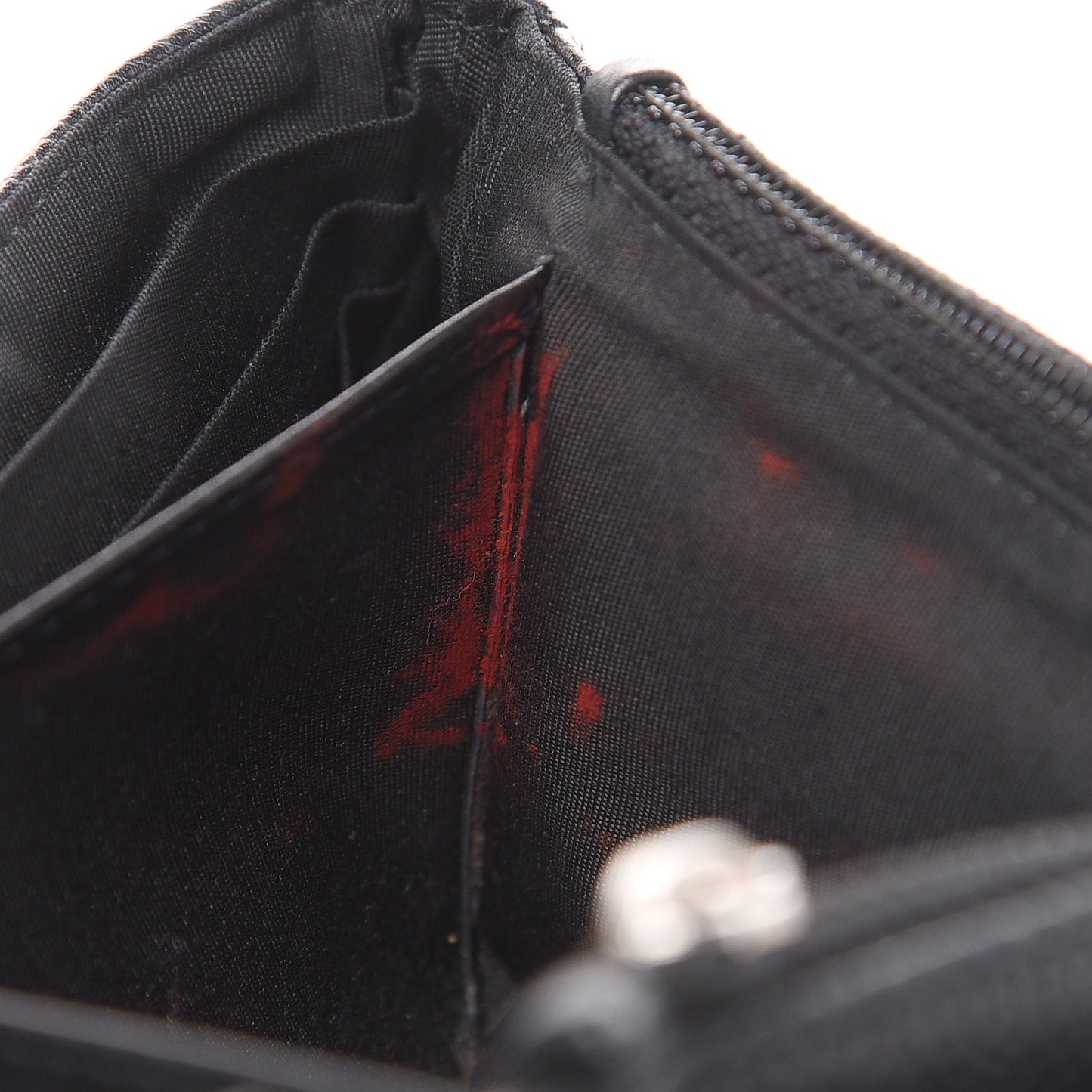 Caviar Half Moon Wallet On Chain WOC Black