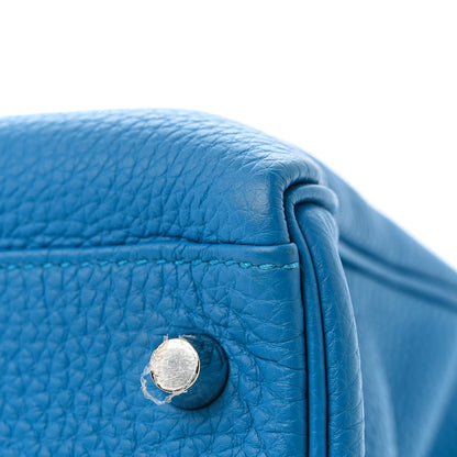 Hermes Togo Kelly Retourne 35 Bleu Zanzibar 11 of 13