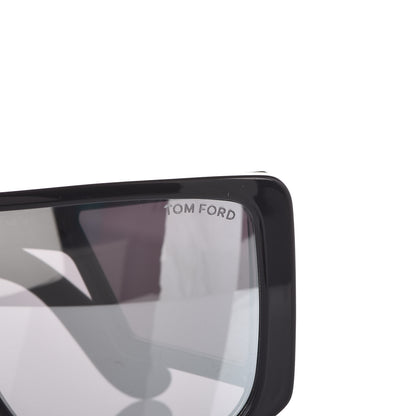 Tom Ford Square Atticus Sunglasses TF710 Black Smoke 7 of 8