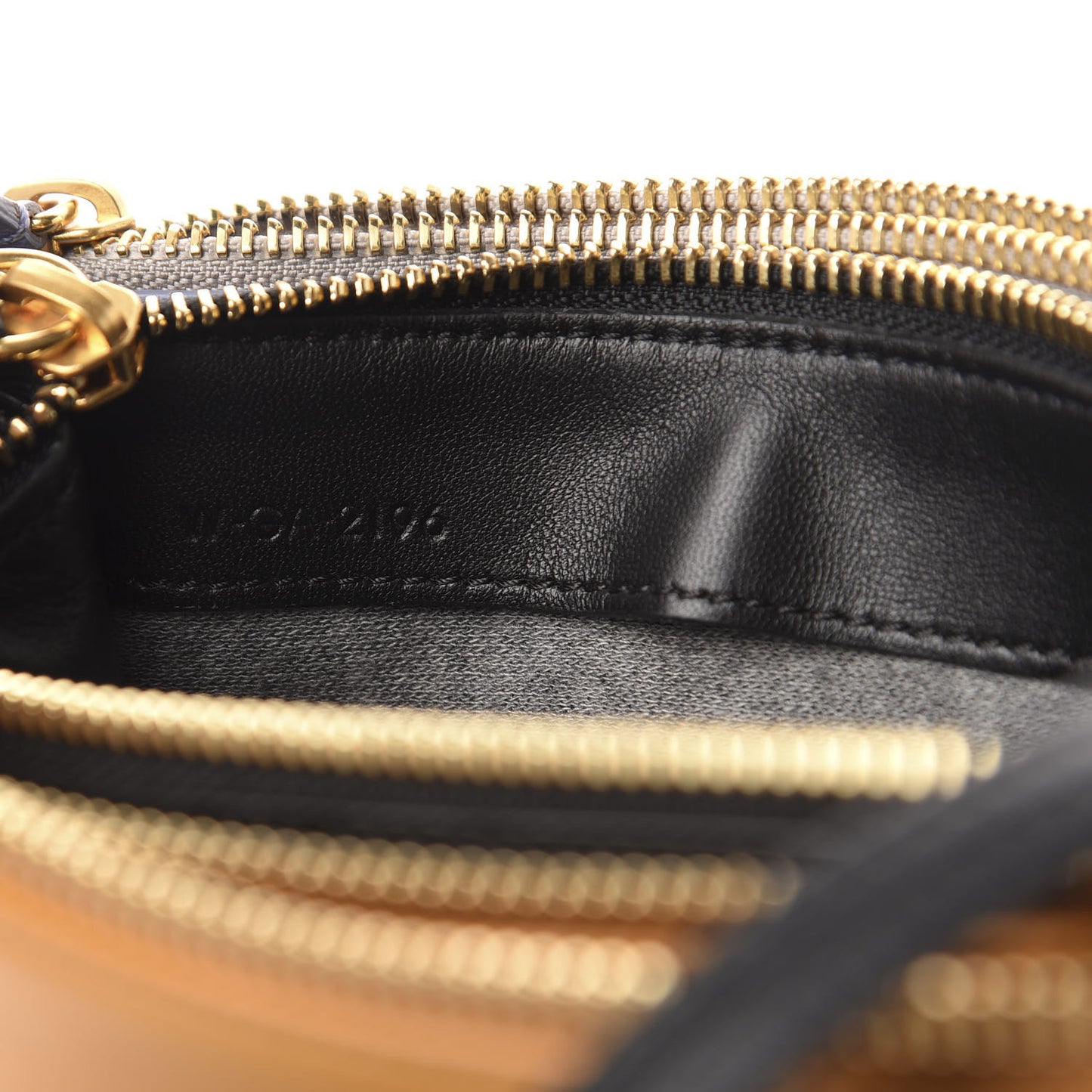 Lambskin Small Multicolor Trio Crossbody Bag Porcelain