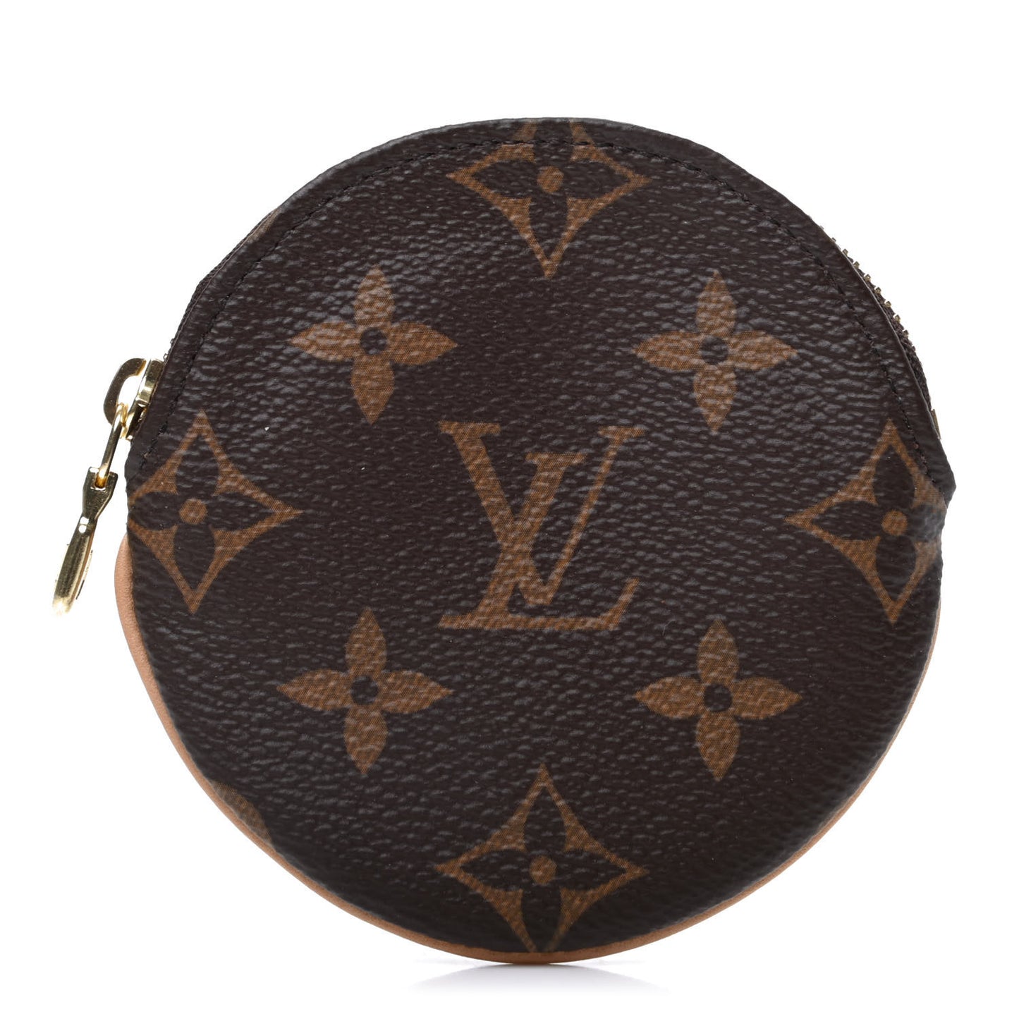 Monogram Round Coin Purse