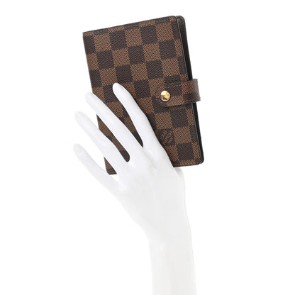Louis Vuitton Damier Ebene Small Ring Agenda Cover 2 of 8