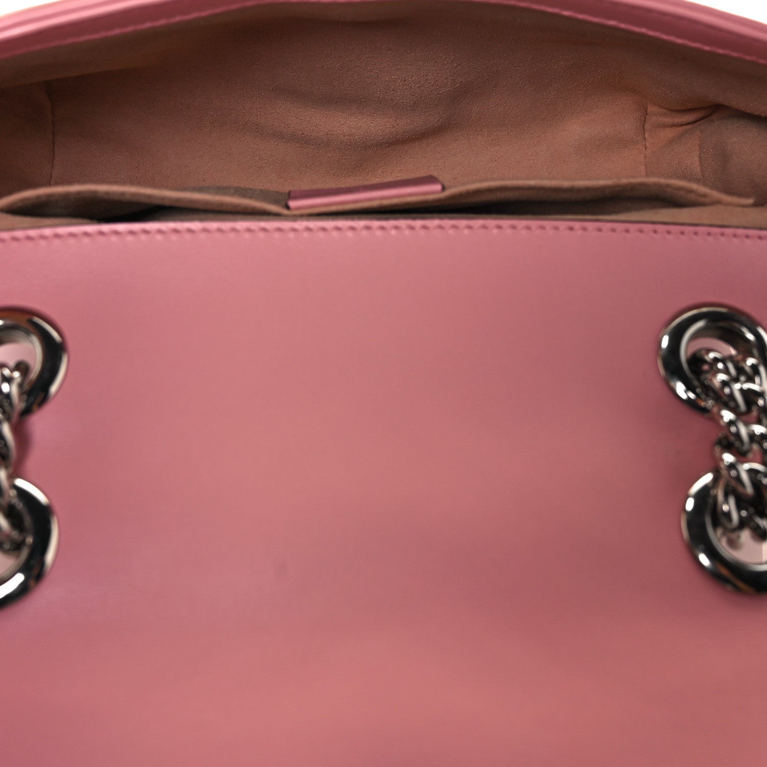 Gucci Calfskin Matelasse Mini GG Marmont Shoulder Bag Wild Rose 4 of 10