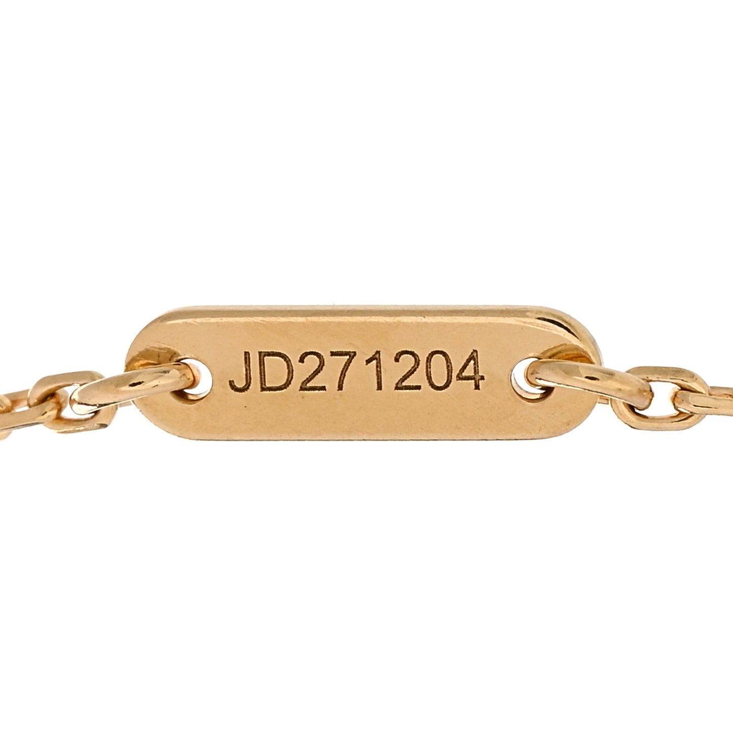18K Yellow Gold Mother of Pearl Sweet Alhambra Bracelet