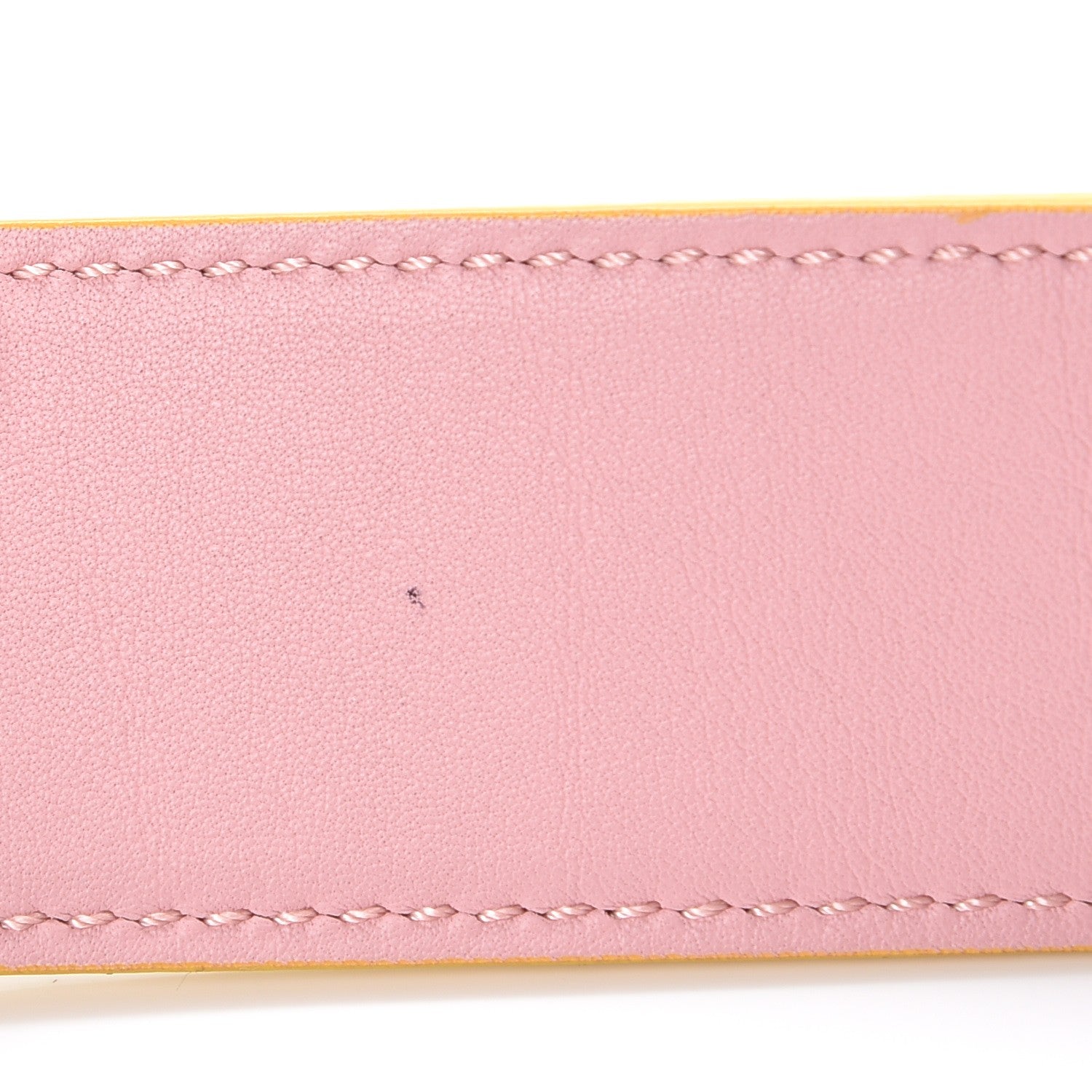 Fendi Vitello Dolce Bi-Color Strap You Grigio Polvere Bubblegum 5 of 6